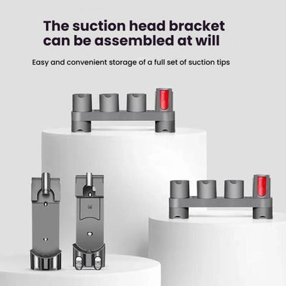 Vacuum Cleaner Wall Mount Storage Rack Accessory Holder Holds Up to 10 Attachments