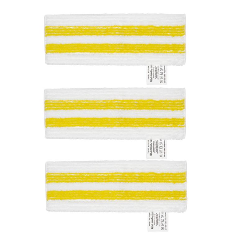 For Karcher Easyfix SC1 SC2 SC3 SC4 SC5 SV7 Steam Mop Replacement, 3pcs /Pack  Flat Mop Attachments, 3pcs /Pack Mop Pads