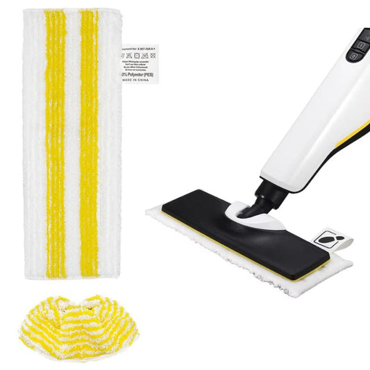 For Karcher Easyfix SC1 SC2 SC3 SC4 SC5 SV7 Steam Mop Replacement, 3pcs /Pack  Flat Mop Attachments, 3pcs /Pack Mop Pads