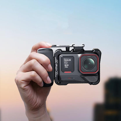 مقبض مجموعة قبضة aMagisn Xplorer لتصوير فيديوهات الشوارع لكاميرات Insta360 وDJI Action وGoPro Hero Series Action، لكاميرات Insta360 وDJI Action وGoPro