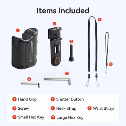 مقبض مجموعة قبضة aMagisn Xplorer لتصوير فيديوهات الشوارع لكاميرات Insta360 وDJI Action وGoPro Hero Series Action، لكاميرات Insta360 وDJI Action وGoPro