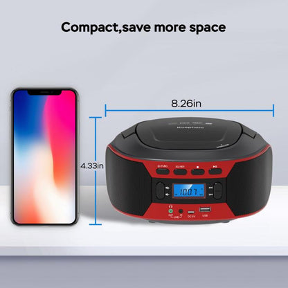Kuephom W17 Portable Home CD Music Walkman FM Bluetooth Player