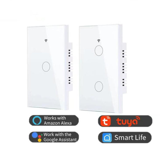Model 120 US Gauge Graffiti Smart WIFI Single Fire Switch, 1-Gang White, 2-Gang White, 1-Gang Black, 2-Gang Black, 1-Gang Gold, 2-Gang Gold
