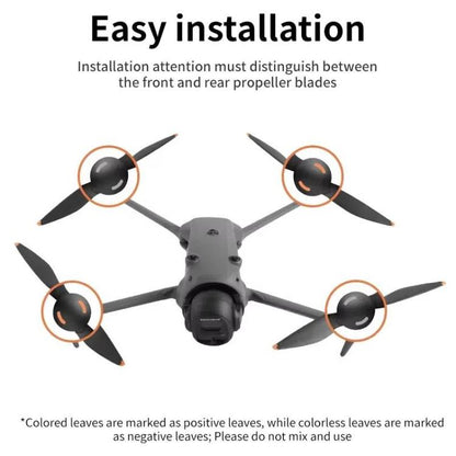 لطائرة DJI Mavic 4 Pro بدون طيار RCSTQ مراوح سريعة الفك منخفضة الضوضاء وشفرات بديلة ومراوح