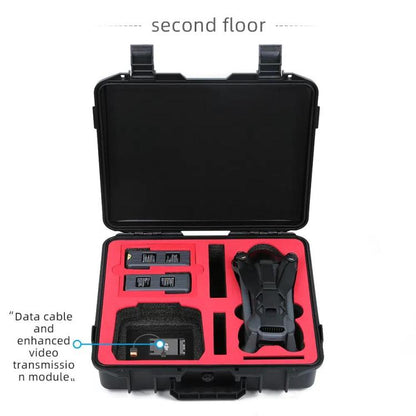 حقيبة تخزين EVA مقاومة للصدمات مع حزام كتف لطائرة DJI Mavic 4 Pro Fly More Combo RC 2 المقاومة للانفجار