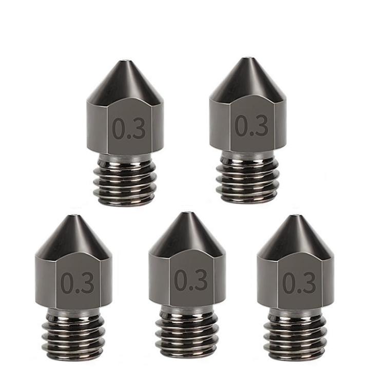 MK8 Hardened Steel Nozzle High-Temperature Resistant 3D Printer Extruder Hotend
