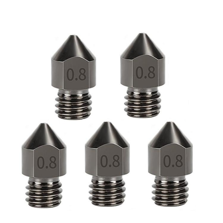 MK8 Hardened Steel Nozzle High-Temperature Resistant 3D Printer Extruder Hotend