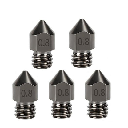 MK8 Hardened Steel Nozzle High-Temperature Resistant 3D Printer Extruder Hotend