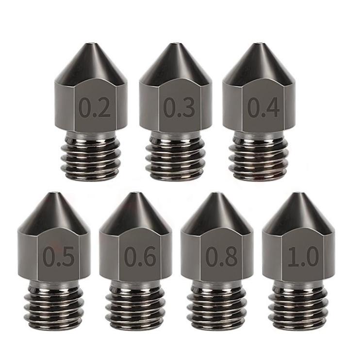 MK8 Hardened Steel Nozzle High-Temperature Resistant 3D Printer Extruder Hotend