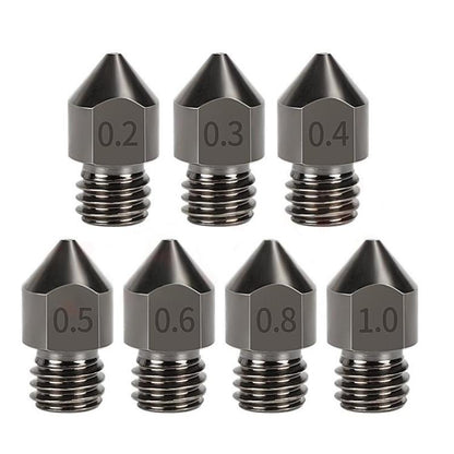 MK8 Hardened Steel Nozzle High-Temperature Resistant 3D Printer Extruder Hotend
