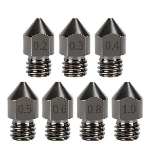 MK8 Hardened Steel Nozzle High-Temperature Resistant 3D Printer Extruder Hotend