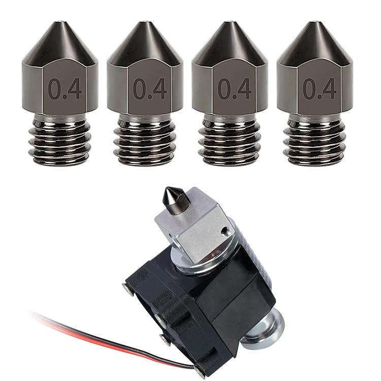 MK8 Hardened Steel Nozzle High-Temperature Resistant 3D Printer Extruder Hotend