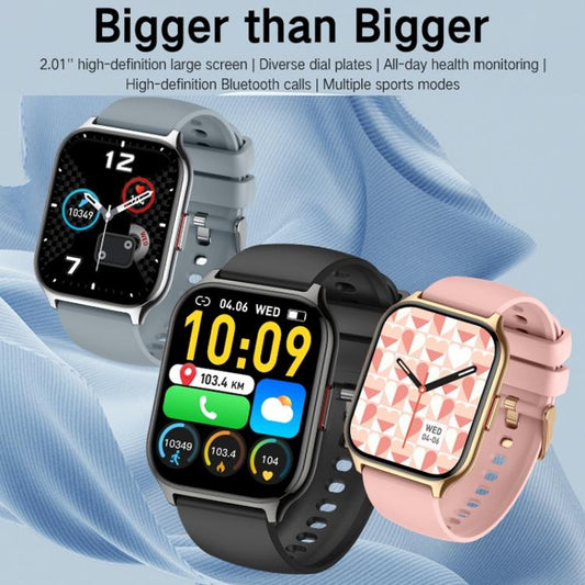 Blood Oxygen / Sleep / Heart Rate Health Monitoring Smart Watch Square Sports Double Strap Watch