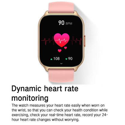 Blood Oxygen / Sleep / Heart Rate Health Monitoring Smart Watch Square Sports Double Strap Watch