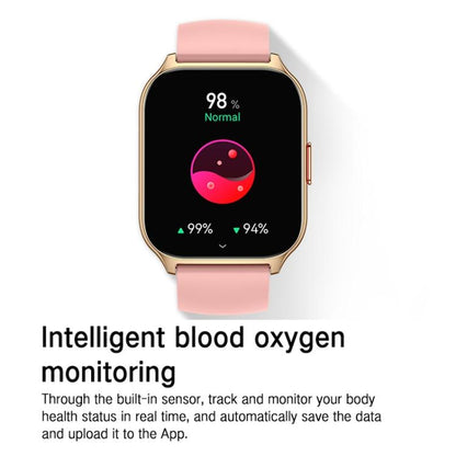 Blood Oxygen / Sleep / Heart Rate Health Monitoring Smart Watch Square Sports Double Strap Watch