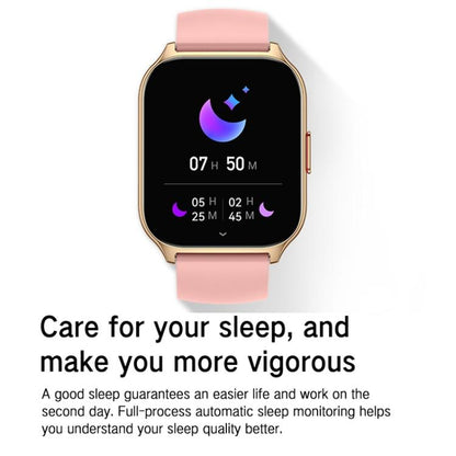 Blood Oxygen / Sleep / Heart Rate Health Monitoring Smart Watch Square Sports Double Strap Watch