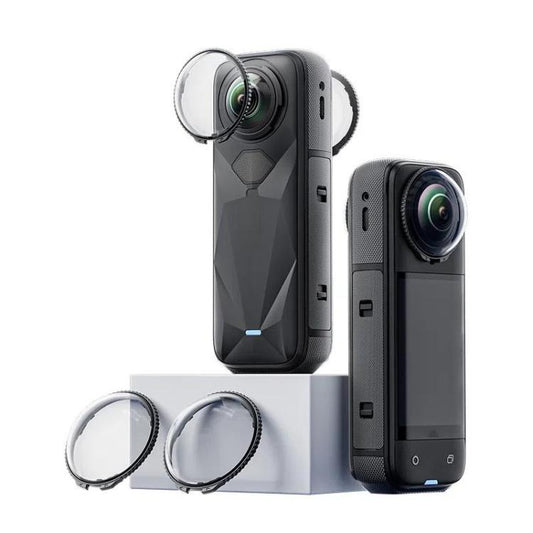 For Insta360 X5 Camera aMagisn Lens Guard Protector Detachable Anti-Scratch Glass Cover, Standard Edition