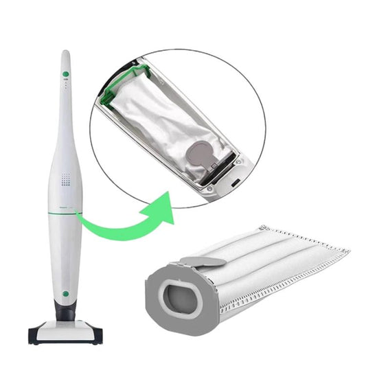 For Vorwerk Kobold FP7 / VK7 Sweeping Robot Accessories, 2pcs Dust Bag, 2pcs Filter