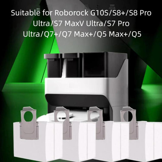 3pcs /Pack Dust Bag For Roborock G10S/S8+/S8 Pro Ultra/S7 MaxV Ultra/S7 Pro Ultra/Q7+/Q7 Max+/Q5 Max+/Q5
