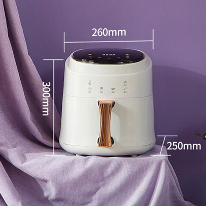 8L Air Fryer Household Multi-Function Large Capacity Oil-Free Electric Fryer, White EU Plug, White US Plug, White UK Plug, Black EU Plug, Black US Plug, Black UK Plug