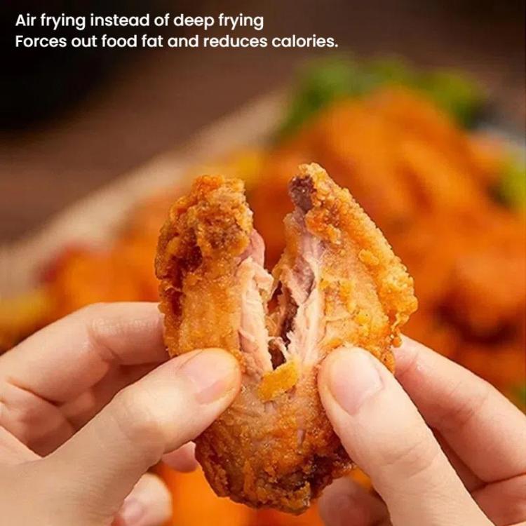 10L Large Capacity Air Fryer Multifunctional Electric Fryer French Fry Maker, EU Plug, Dual-control Mechanical Non-visible, Dual-control Mechanical Visible, Touch-control Visible