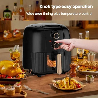 10L Large Capacity Air Fryer Multifunctional Electric Fryer French Fry Maker, EU Plug, Dual-control Mechanical Non-visible, Dual-control Mechanical Visible, Touch-control Visible