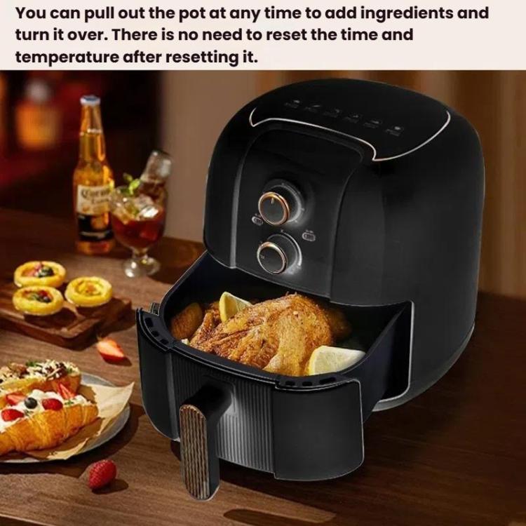 10L Large Capacity Air Fryer Multifunctional Electric Fryer French Fry Maker, EU Plug, Dual-control Mechanical Non-visible, Dual-control Mechanical Visible, Touch-control Visible
