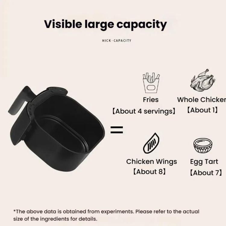10L Large Capacity Air Fryer Multifunctional Electric Fryer French Fry Maker, EU Plug, Dual-control Mechanical Non-visible, Dual-control Mechanical Visible, Touch-control Visible