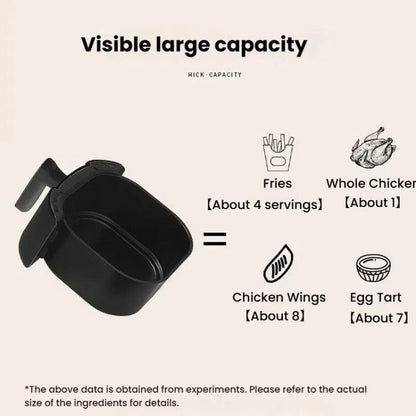10L Large Capacity Air Fryer Multifunctional Electric Fryer French Fry Maker, EU Plug, Dual-control Mechanical Non-visible, Dual-control Mechanical Visible, Touch-control Visible