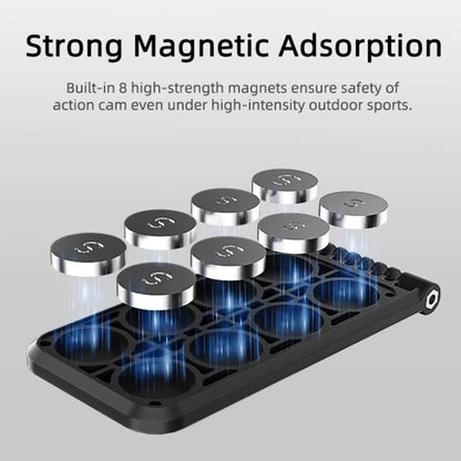 Sunnylife MJ996 Sports Camera Multi-Axis Rotating Magnetic Mount, MJ996