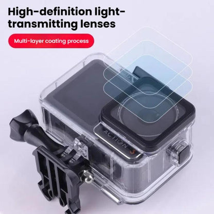 For DJI Osmo Action 3/4/5 Waterproof Case 5m Underwater Touchscreen Dive Housin