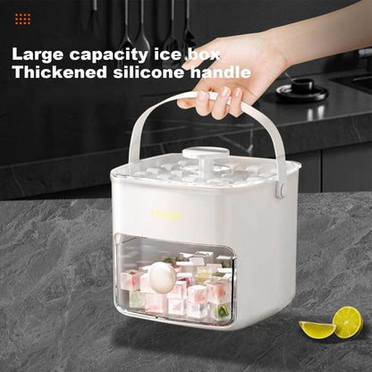 Kacheeg 2-In-1 Double Layer Ice Cube Tray With Storage Container Easy Push Release Mold