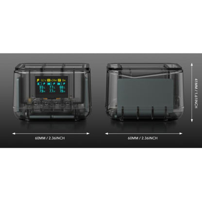 قاعدة شحن ذكية ثلاثية البطاريات لكاميرا GoPro HERO13 Black مع شاشة OLED، لكاميرا GoPro HERO13 Black