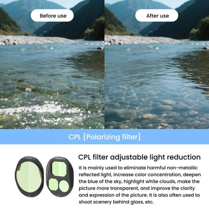 For DJI Mavic 4 Pro RCSTQ Lens Filter, ND8, ND16, ND32, CPL, ND8/PL, ND16/PL, ND32/PL, CPL+ND16+ND32, CPL+ND16/PL+ND32/PL, ND8+ND16+ND32, ND8/PL+ND16/PL+ND32/PL, CPL+ND8+ND16+ND32, CPL+ND8/PL+ND16/PL+ND32/PL