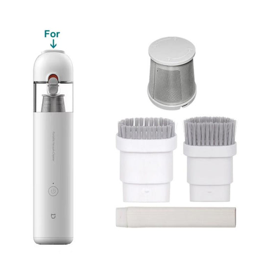 For Xiaomi Mijia Handy Vacuum Cleaner SSXCQ01XY Replacement Parts, Steel Mesh Cover, Long Suction Head, Short Suction Head, Gap Brush