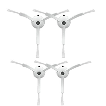 For Xiaomi Roborock S50/T4/T6/T7 Vacuum Robot Replacement Parts, Main Brush, 2pairs Side Brush White, 2pairs Side Brush Black, 1pair Filter, Main Brush Cover, Dust Bin