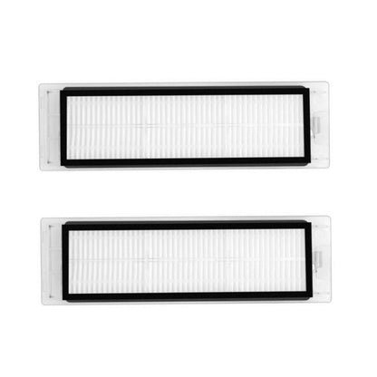 For Xiaomi Roborock S50/T4/T6/T7 Vacuum Robot Replacement Parts, Main Brush, 2pairs Side Brush White, 2pairs Side Brush Black, 1pair Filter, Main Brush Cover, Dust Bin