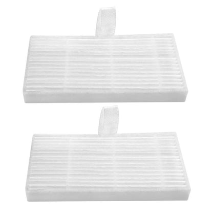 For Conga 8290 Robot Vacuum Replacement Parts, Main Brush, 2pcs /Pack Side Brush, 2pcs /Pack Mop Pad, 2pcs /Pack Dust Bag, 2pcs /Pack Filter