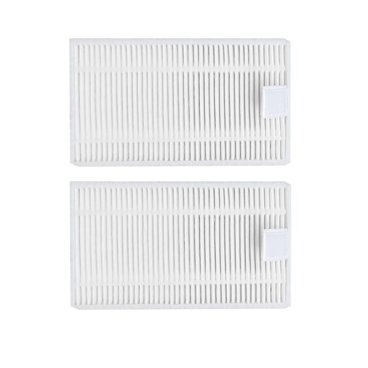 For Conga 4090/5090 Robot Vacuum Replacement Parts, 2pairs Side Brush, Main Brush, Plush Brush, 2pcs Filter, 2pcs Mop Pad