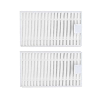 For Conga 4090/5090 Robot Vacuum Replacement Parts, 2pairs Side Brush, Main Brush, Plush Brush, 2pcs Filter, 2pcs Mop Pad