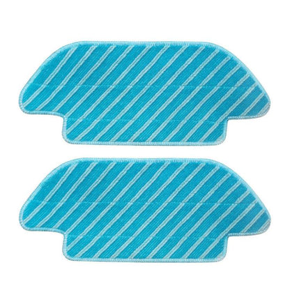 For Conga 4090/5090 Robot Vacuum Replacement Parts, 2pairs Side Brush, Main Brush, Plush Brush, 2pcs Filter, 2pcs Mop Pad