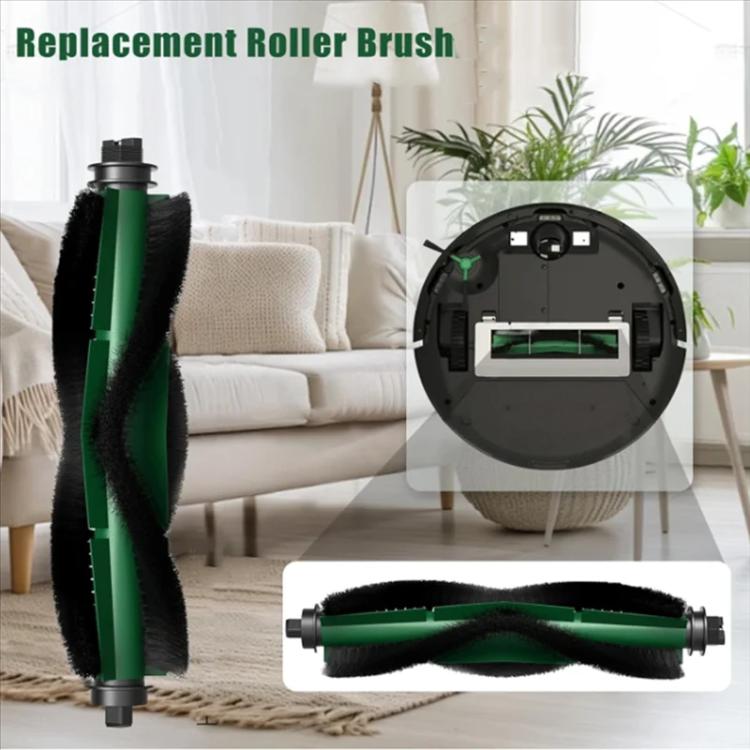 For iRobot Roomba Essential Robot Replacement Parts, Main Brush, 4pcs Side Brush, 2pcs Filter, 2pcs Mop Pad, Rubber Brush