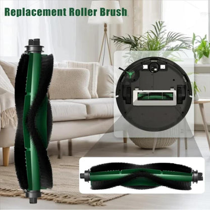 For iRobot Roomba Essential Robot Replacement Parts, Main Brush, 4pcs Side Brush, 2pcs Filter, 2pcs Mop Pad, Rubber Brush
