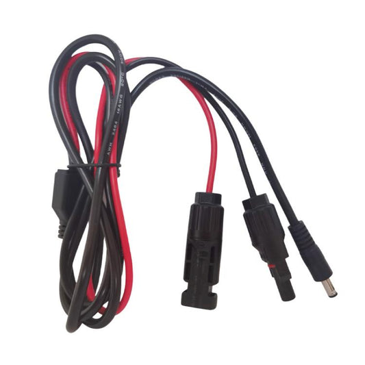 MC4 To DC5521 Solar Panel Charging Cable For Portable Power Stations