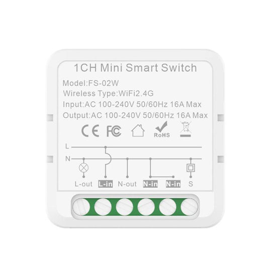 Smart Switch Voice Timer Switch For Amazon Alexa / Google Assistant, FS-02W 1CH WiFi 16A, FS-02W 1CH WiFi+Bluetooth 16A, FS-02HW 2CH WiFi+Bluetooth 16A, FS-02HW 2CH WiFi+Bluetooth 10A, FS-03W5 3CH WiFi+Bluetooth 10A, FS-04W5 4CH WiFi+Bluetooth 5A������...