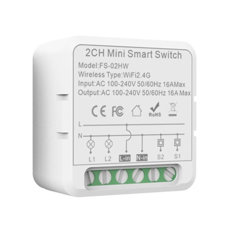 Smart Switch Voice Timer Switch For Amazon Alexa / Google Assistant, FS-02W 1CH WiFi 16A, FS-02W 1CH WiFi+Bluetooth 16A, FS-02HW 2CH WiFi+Bluetooth 16A, FS-02HW 2CH WiFi+Bluetooth 10A, FS-03W5 3CH WiFi+Bluetooth 10A, FS-04W5 4CH WiFi+Bluetooth 5A������...