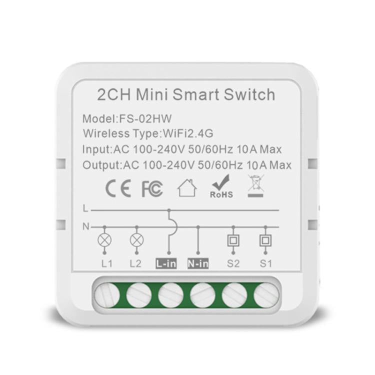 Smart Switch Voice Timer Switch For Amazon Alexa / Google Assistant, FS-02W 1CH WiFi 16A, FS-02W 1CH WiFi+Bluetooth 16A, FS-02HW 2CH WiFi+Bluetooth 16A, FS-02HW 2CH WiFi+Bluetooth 10A, FS-03W5 3CH WiFi+Bluetooth 10A, FS-04W5 4CH WiFi+Bluetooth 5A������...