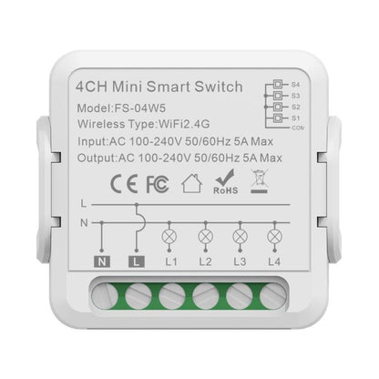 Smart Switch Voice Timer Switch For Amazon Alexa / Google Assistant, FS-02W 1CH WiFi 16A, FS-02W 1CH WiFi+Bluetooth 16A, FS-02HW 2CH WiFi+Bluetooth 16A, FS-02HW 2CH WiFi+Bluetooth 10A, FS-03W5 3CH WiFi+Bluetooth 10A, FS-04W5 4CH WiFi+Bluetooth 5A������...
