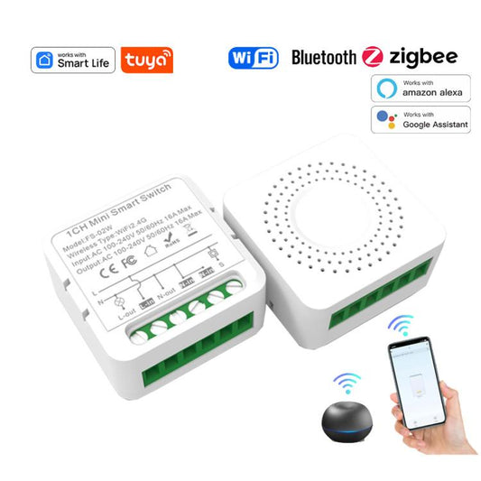 Smart Switch Voice Timer Switch For Amazon Alexa / Google Assistant, FS-02W 1CH WiFi 16A, FS-02W 1CH WiFi+Bluetooth 16A, FS-02HW 2CH WiFi+Bluetooth 16A, FS-02HW 2CH WiFi+Bluetooth 10A, FS-03W5 3CH WiFi+Bluetooth 10A, FS-04W5 4CH WiFi+Bluetooth 5A������...