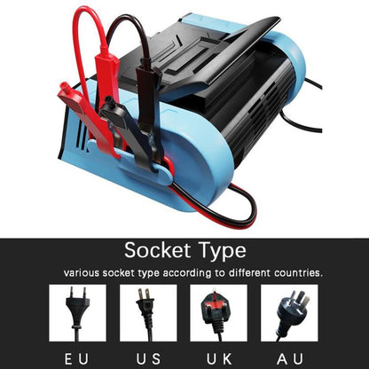 12V/24V Car Battery Charger Intelligent Pulse Lead-acid Battery Repair